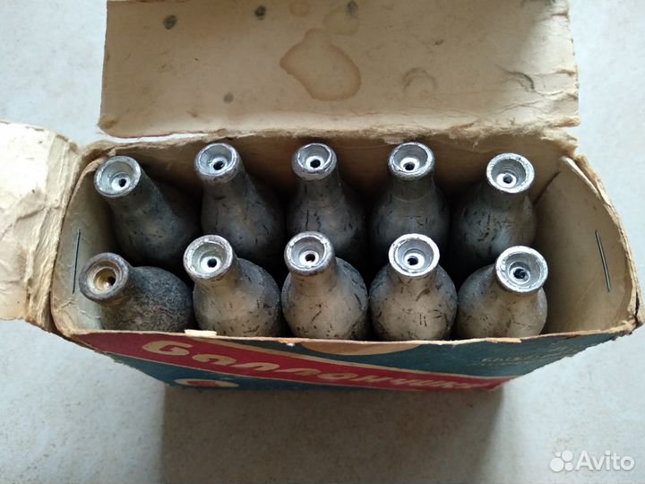 Баллончики для бытовых сифонов, пустые