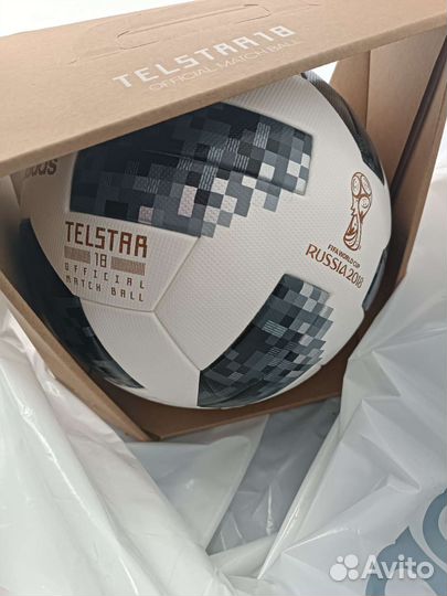 Футбольный мяч adidas telstar fifa 2018 оригинал