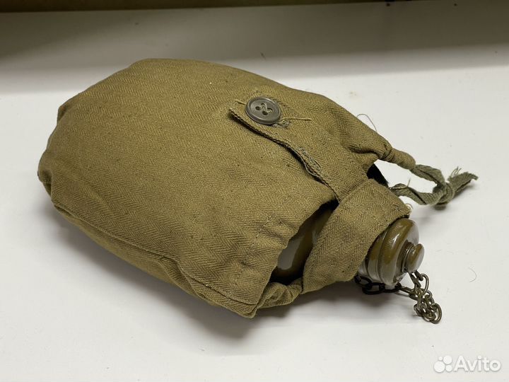 Фляжка армейская с чехлом