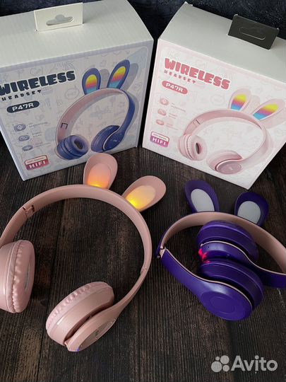 Детские наушники с ушками