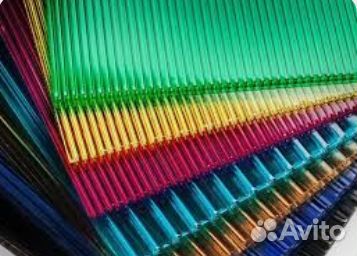 Сотовый поликарбонат 8мм цветной