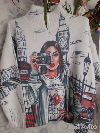 Свитер пушистик