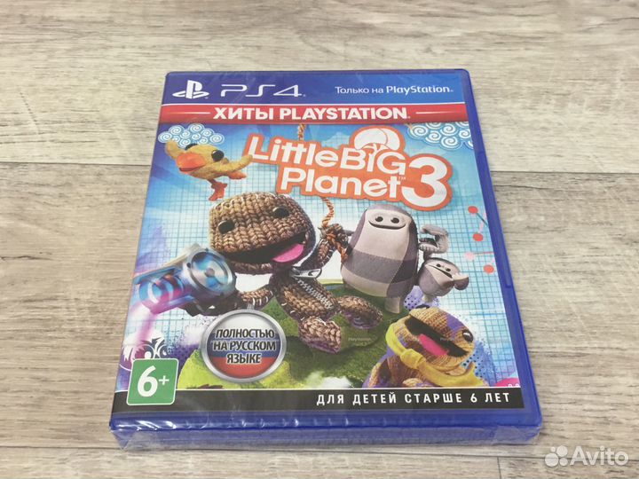 Новый PS4 диск Little Big Planet 3