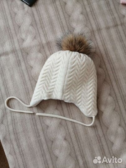 Шапка зимняя reima 46 для девочки