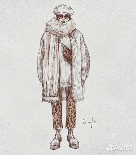 Эскизы одежды/ Fashion-иллюстрация