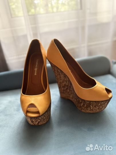 Босоножки женские 38 размер натуральная