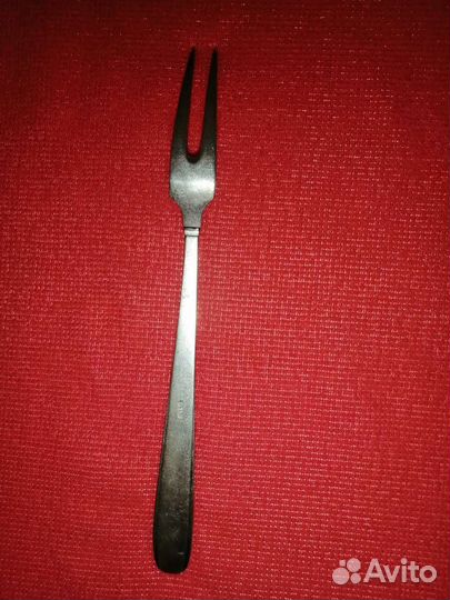 Вилка покрыта серебром