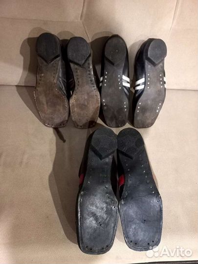 Лыжные ботинки кожаные СССР