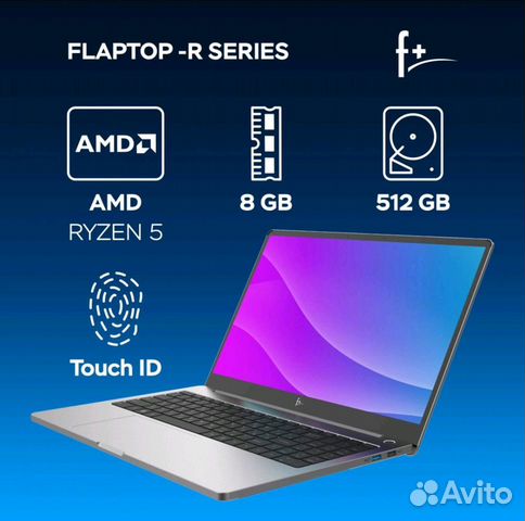 Ноутбук F+ flaptop R (fltp-5R5-8512-W)