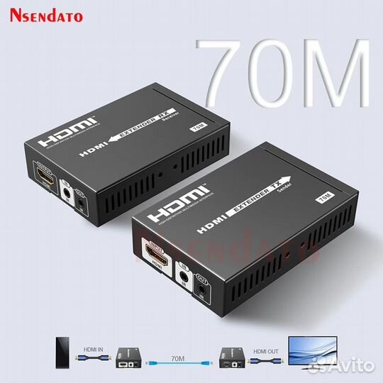 82804*2 hdmi-удлинитель LKV375N