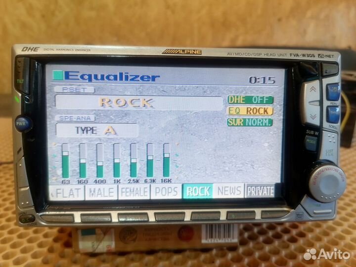 Магнитола alpine FVA-W306