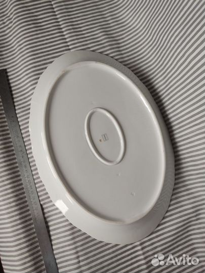 Блюдо kahla, Чайка, супница Богемия, блюдца СССР