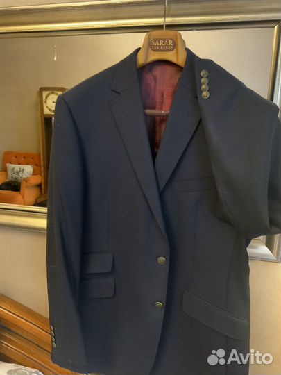 Пиджак клубный 54р 100%шерсть