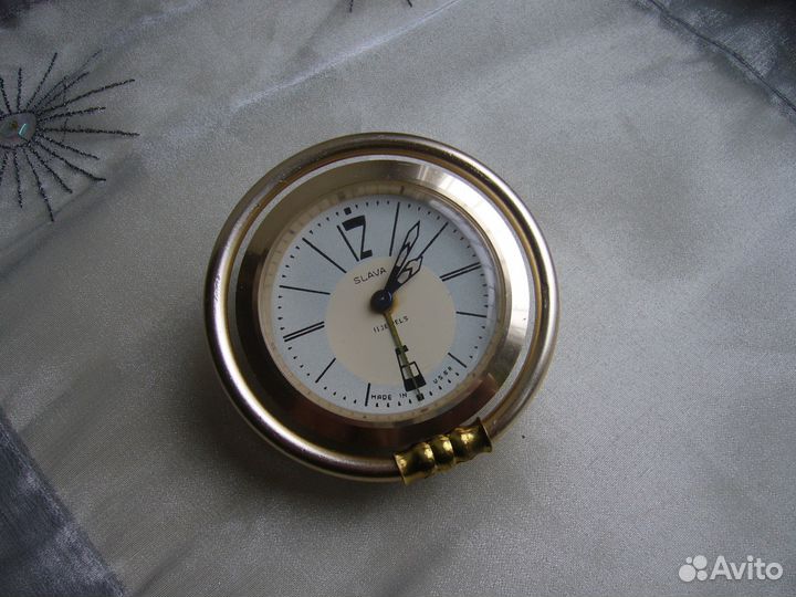 Часы будильник слава СССР