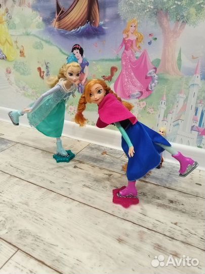 Куклы Анна и Эльза фигуристки от Mattel
