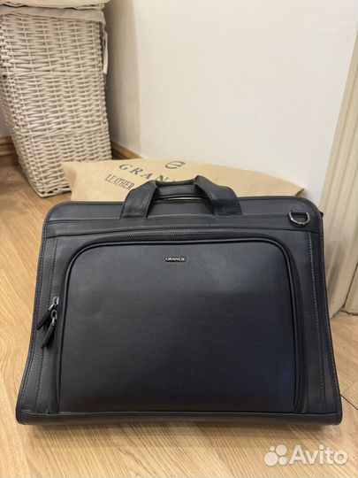 Мужская сумка для документов (Новая, кожа)