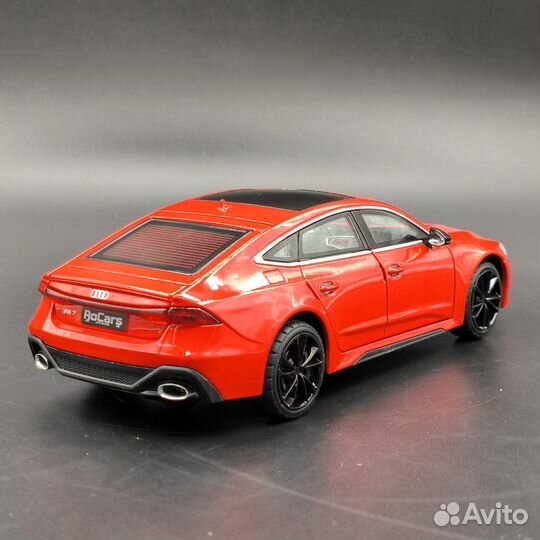 Металлическая машинка audi RS7/1:24 (красный)