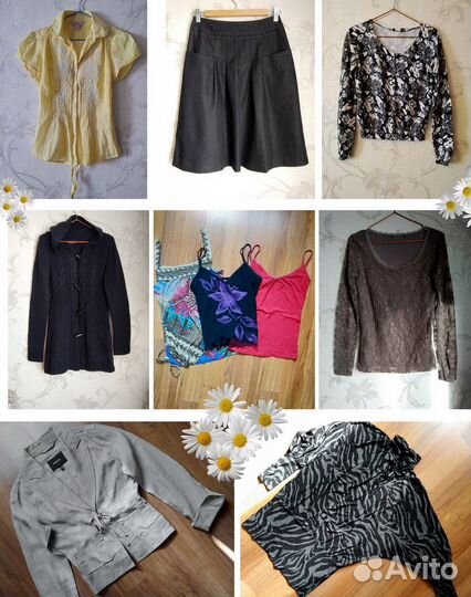 Женск. вещи известных брендов пакеты Р.42-44-46-48