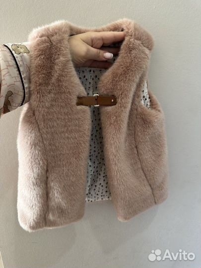 Жилетка и шорты zara