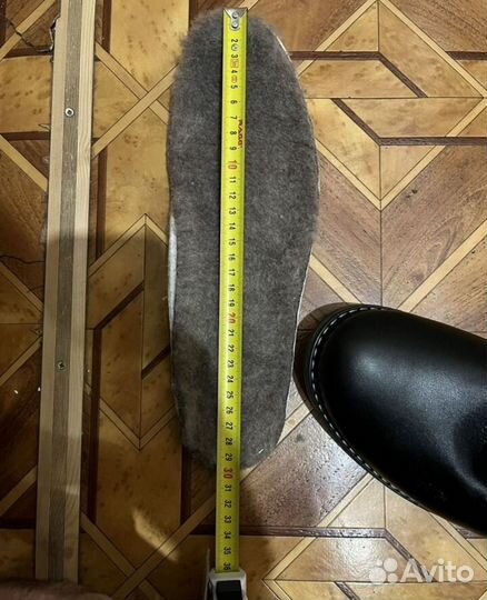 Ботинки кожанные зимние мужские