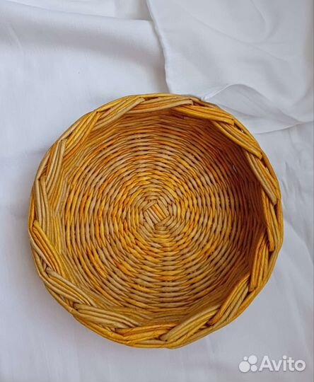 Сухарница плетёная из лозы