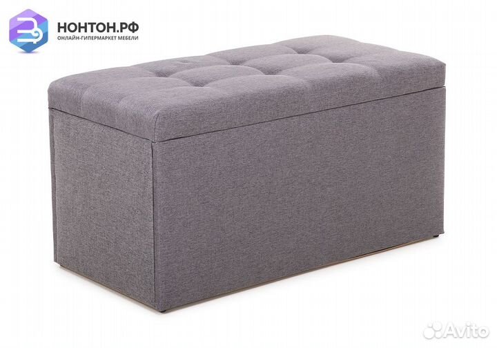 Банкетка Билли серая