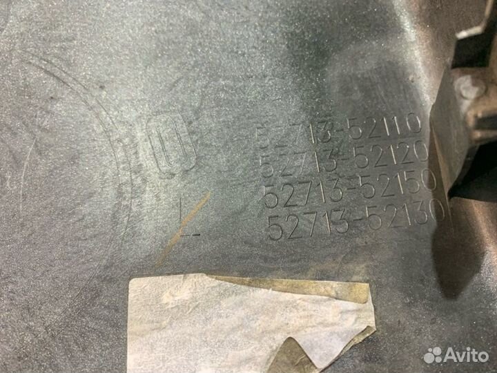 Накладка на бампер передняя левая Toyota Succeed