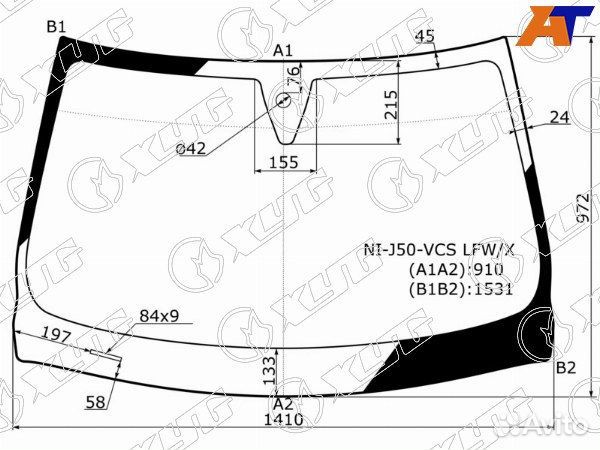 Стекло лобовое infiniti G35
