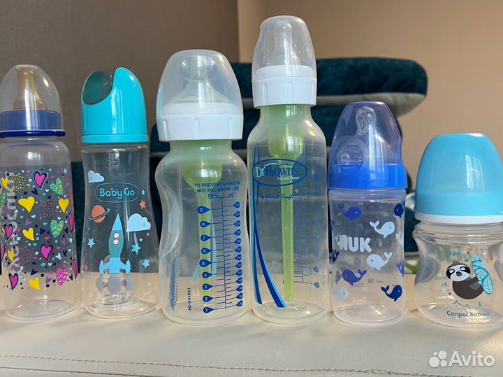 Бутылочки для кормления dr browns nuk baby go