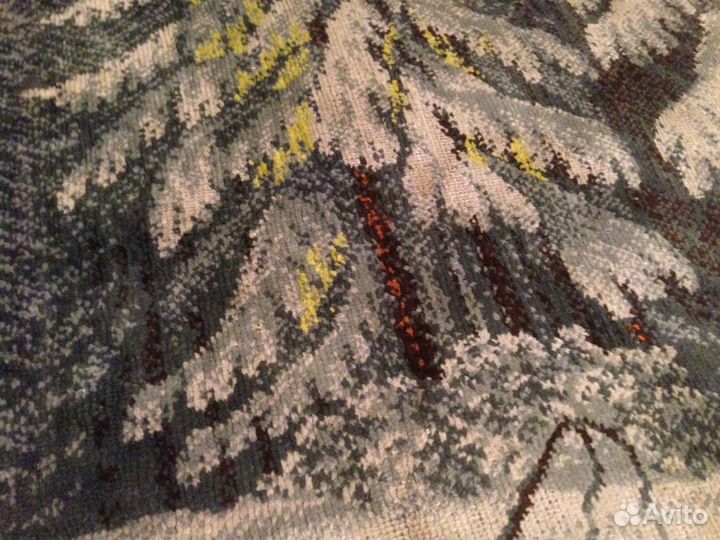 Шерстяной ковер гдр Винтаж 70-е