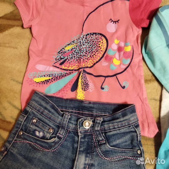 Детские вещи пакетом для девочек 104 см