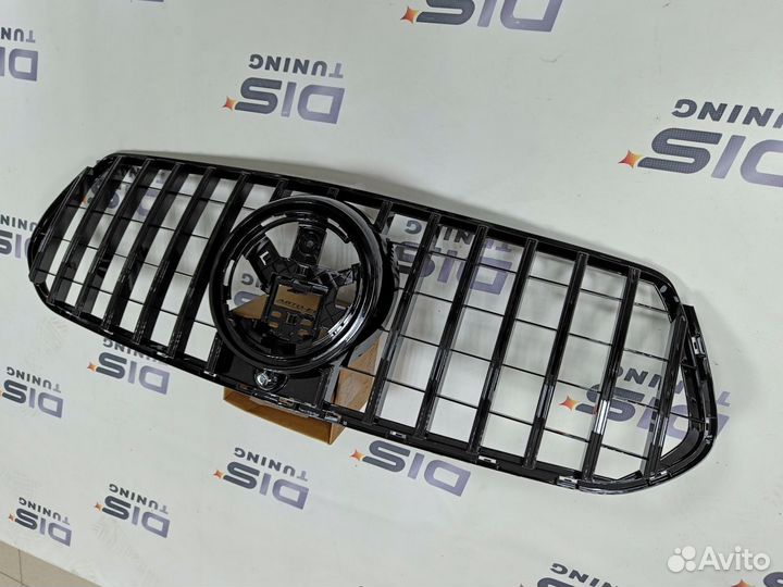 Решетка радиатора на Mercedes GLE w167 GT Хром