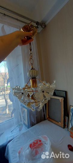 Люстра потолочная бу