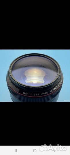 Объектив Canon EF 50mm f/1.2L USM