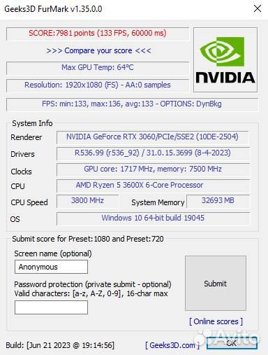 Видеокарта asus GeForce RTX 3060 Dual OC Edition