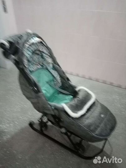 Детские санки коляска