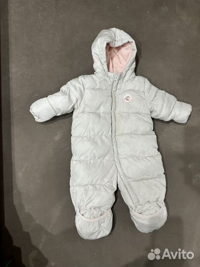 Зимний комбинезон для девочки 74 80