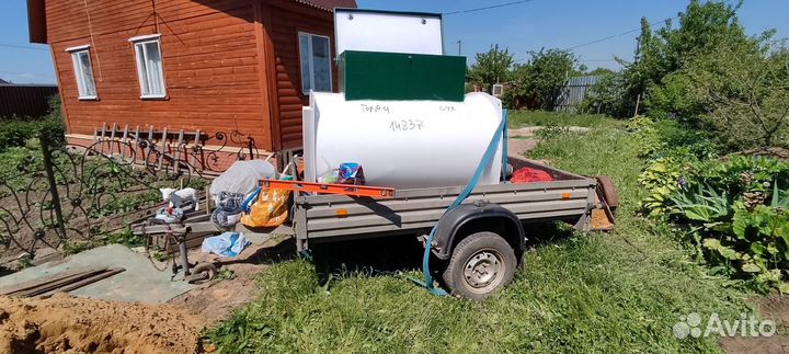 Септик для дома и дачи без откачки под ключ SEP-1809