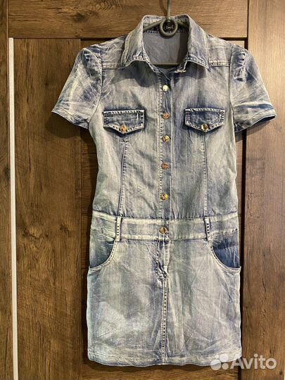 Платье джинсовое 42