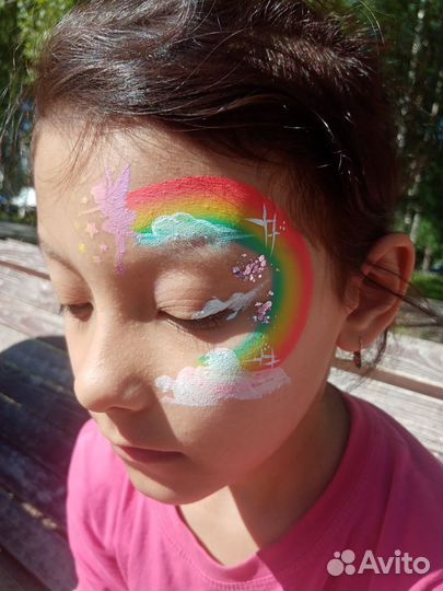 Аквагрим, блеск тату, бьюти бар