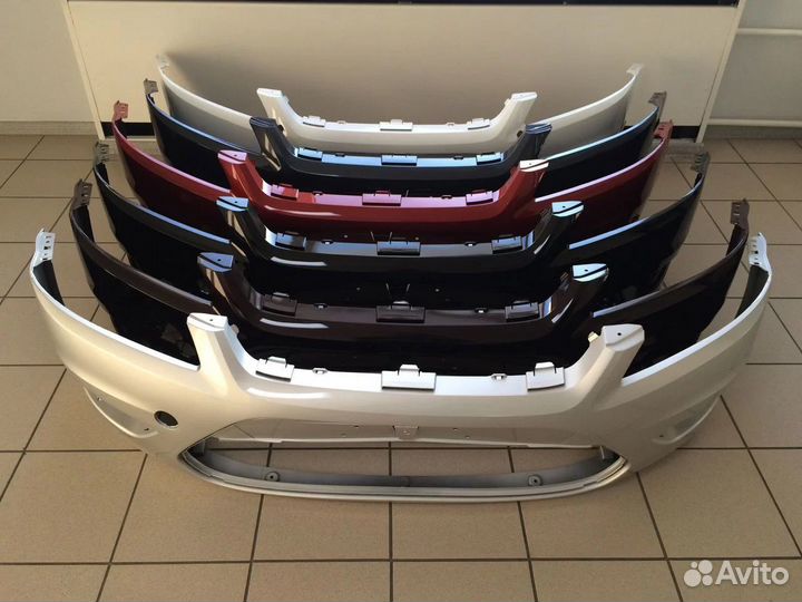 Передний бампер Ford Focus 2 Рестайлинг