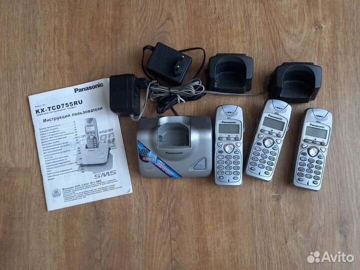 Panasonic комплект телефонов беспроводных