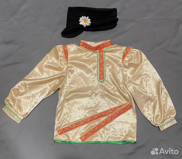 Косоворотка на мальчика с картузом