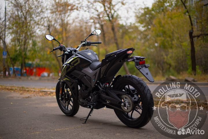 Дорожный мотоцикл Ataki Batllo black новый