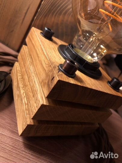 Настольный светильник лофт. Эдисон. Loft