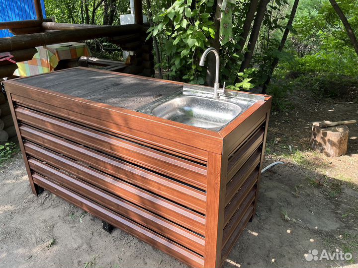 Тумба с раковиной садовая