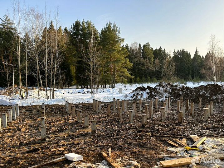 Монтаж жб свай Оголовки в подарок