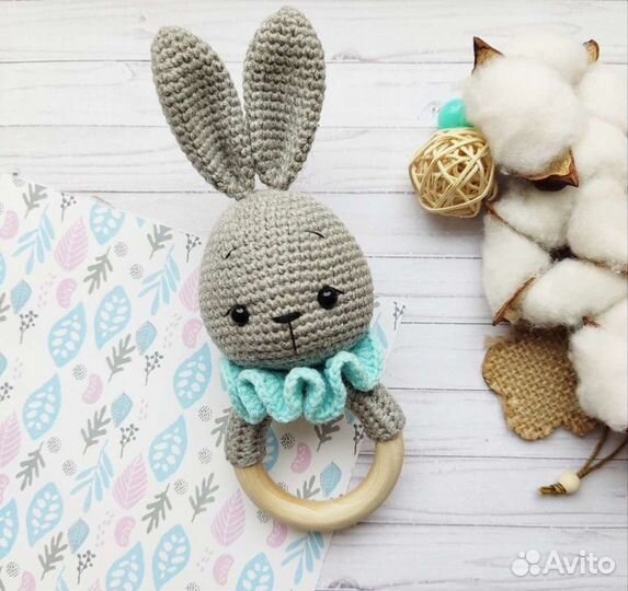 Вяжу на заказ, вязаные погремушки-грызунки