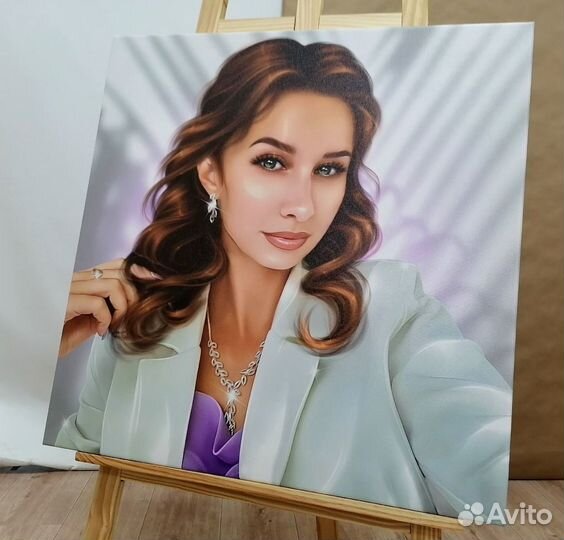 Портрет на холсте по фото