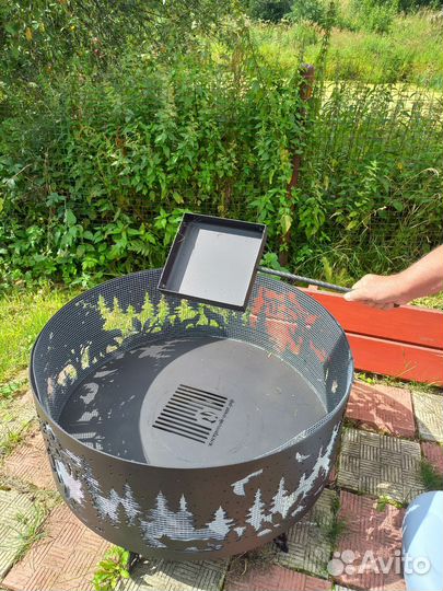 Металлическое кострище